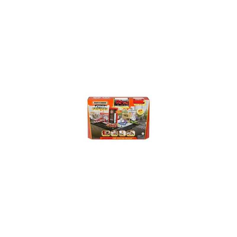 MATCHBOX AKSİYON SÜRÜCÜLERİ İTFAİYE KURTARMA  | Belinda Toys