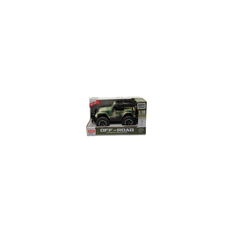 SESLİ VE PİLLİ ASKERİ JEEP 1:16 | Belinda Toys