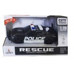 SESLİ VE PİLLİ POLİS ARABASI 1:20