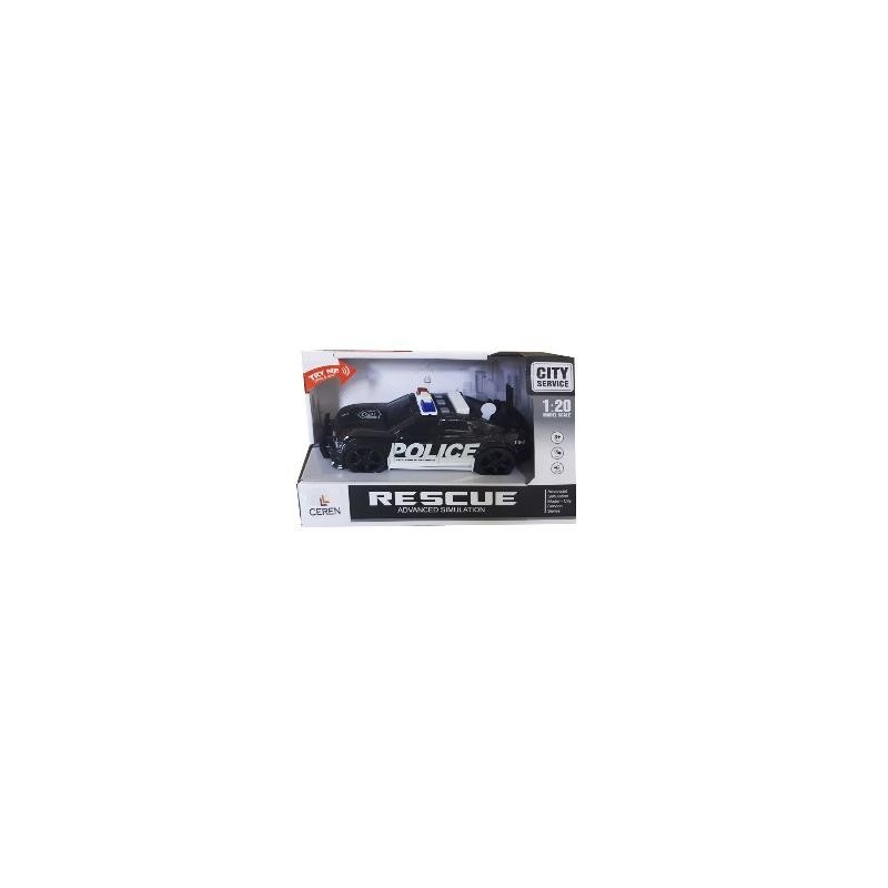 SESLİ VE PİLLİ POLİS ARABASI 1:20