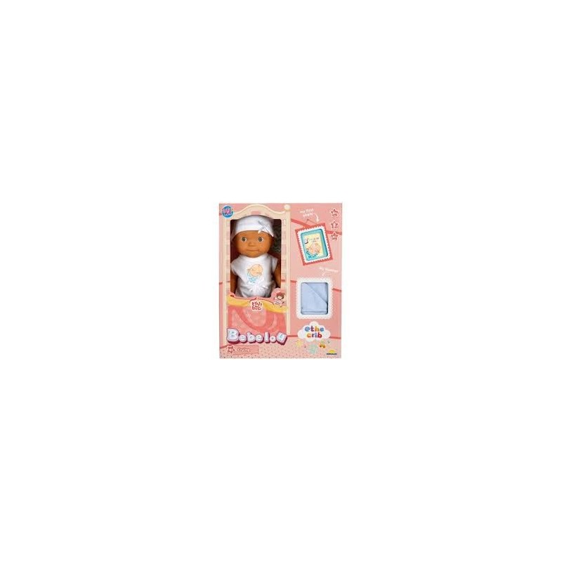 SUN-SABC-DZM-BEBEK SET BEBELOU THE CRIB SESLİ AĞLAYAN 30CM.2R.BYK.KUTU