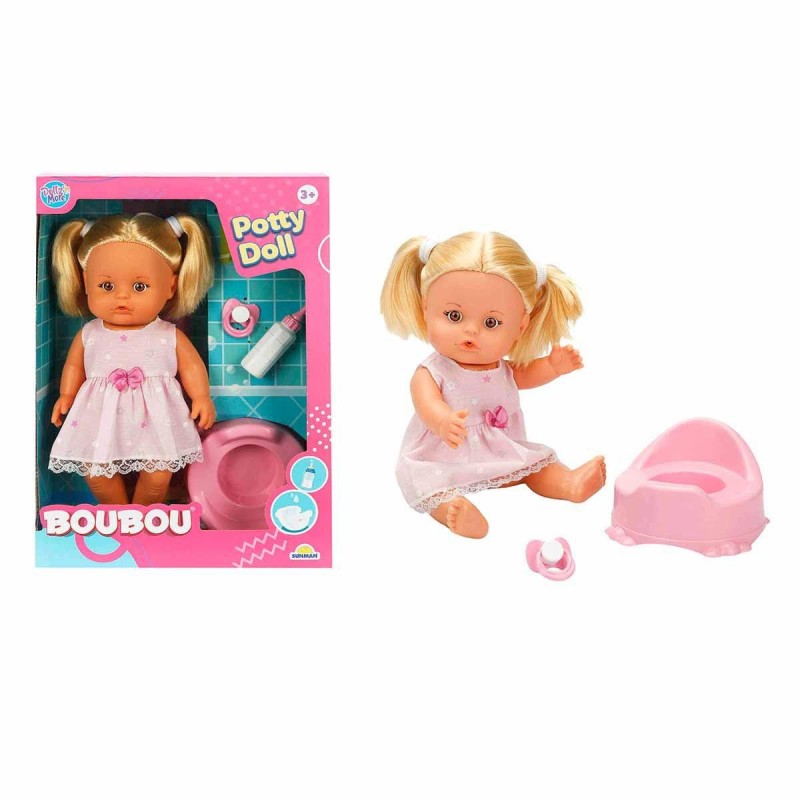 SUN-SABC-DZM-BEBEK SET BOUBOU ALTINI ISLATAN 30CM.SAÇLI/SESSİZ