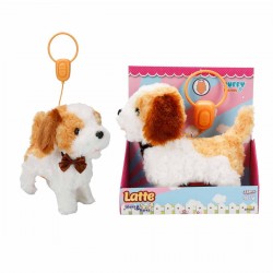 SUN-RST-PFF-PELUŞ SEVİMLİ KÖPEK LATTE YÜRÜYEN/SESLİ KHV.
