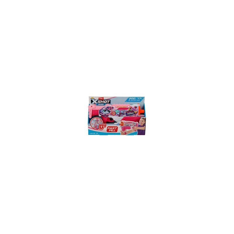 SUN-ZUR-X-SHOT WATER SU TABANCASI HYPERLOAD FAST-FILL SKINS 500ML.3R.3A.KUTU