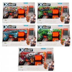 SUN-ZUR-X-SHOT SİLAH SÜNGER ATAN SKINS-DREAD 12 MERMİLİ 5A.