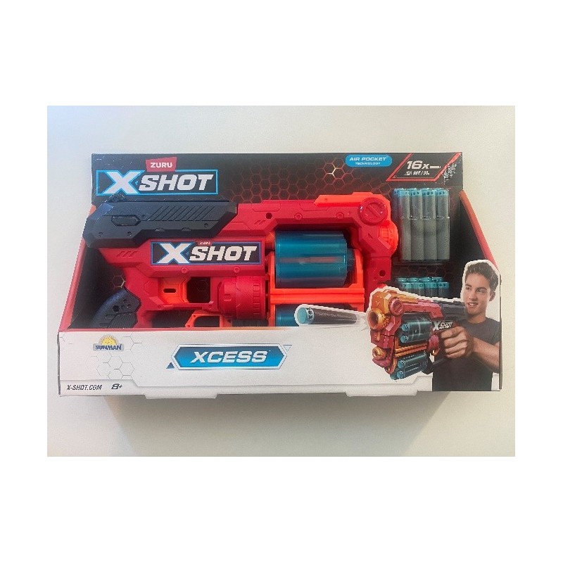 SUN-ZUR-X-SHOT SİLAH SÜNGER ATAN EXCEL-XCESS 16 MERMİLİ