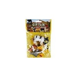 ÇİFTLİK HAYVANLARI POŞETLİ HAYVAN OYUN SETİ