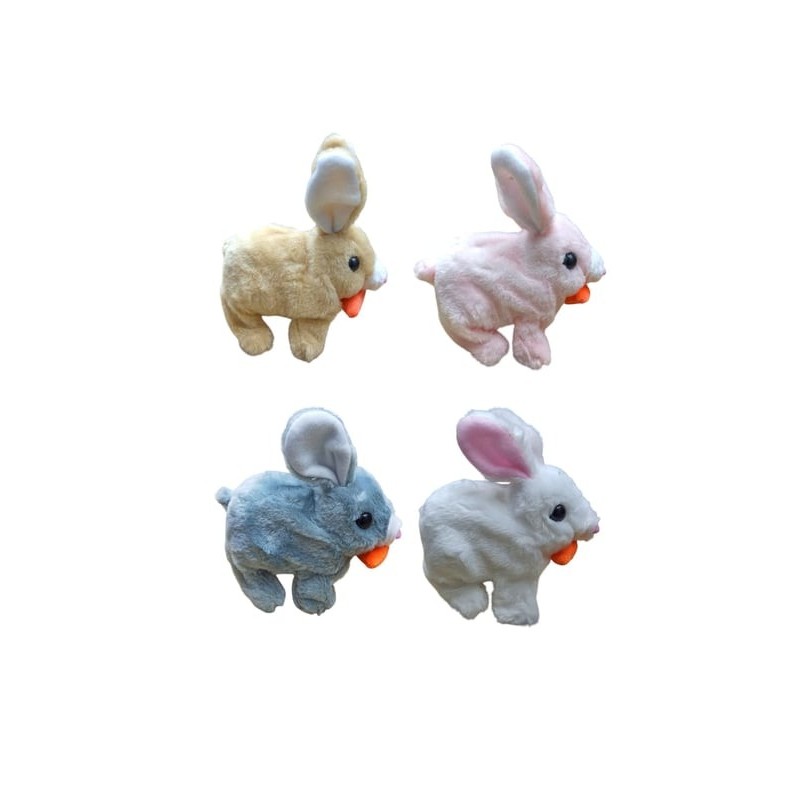 ZIPLAYAN HAREKETLİ SEVİMLİ PELUŞ TAVŞAN | Belinda Toys
