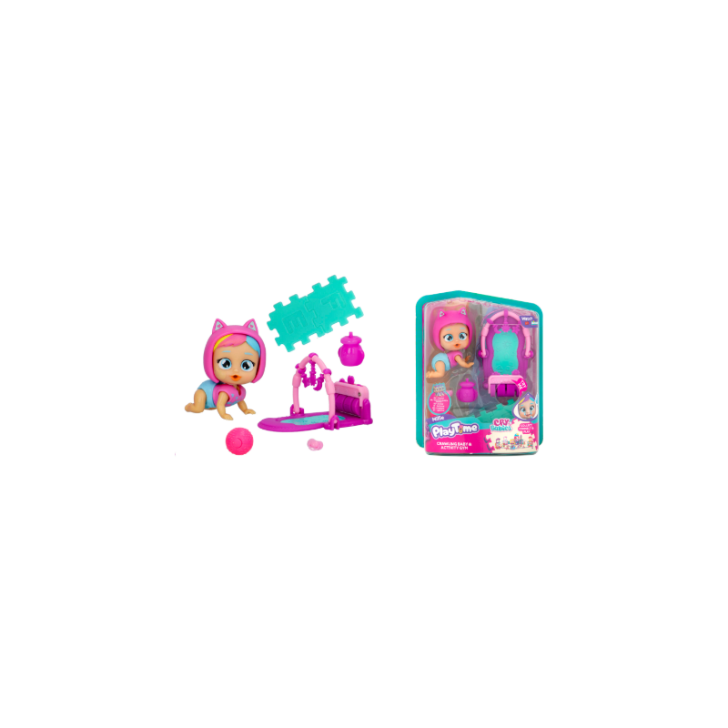 CRY BABIES PLAY TIME MINI BEBEK VE GYM-923270 | Belinda Toys