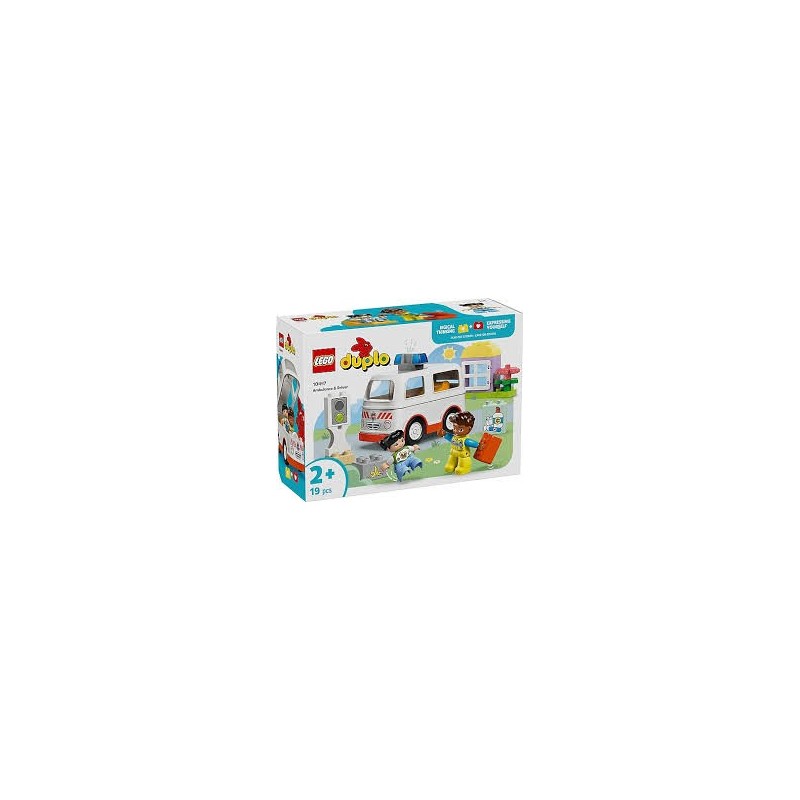 LEGO AMBULANS VE SÜRÜCÜ
