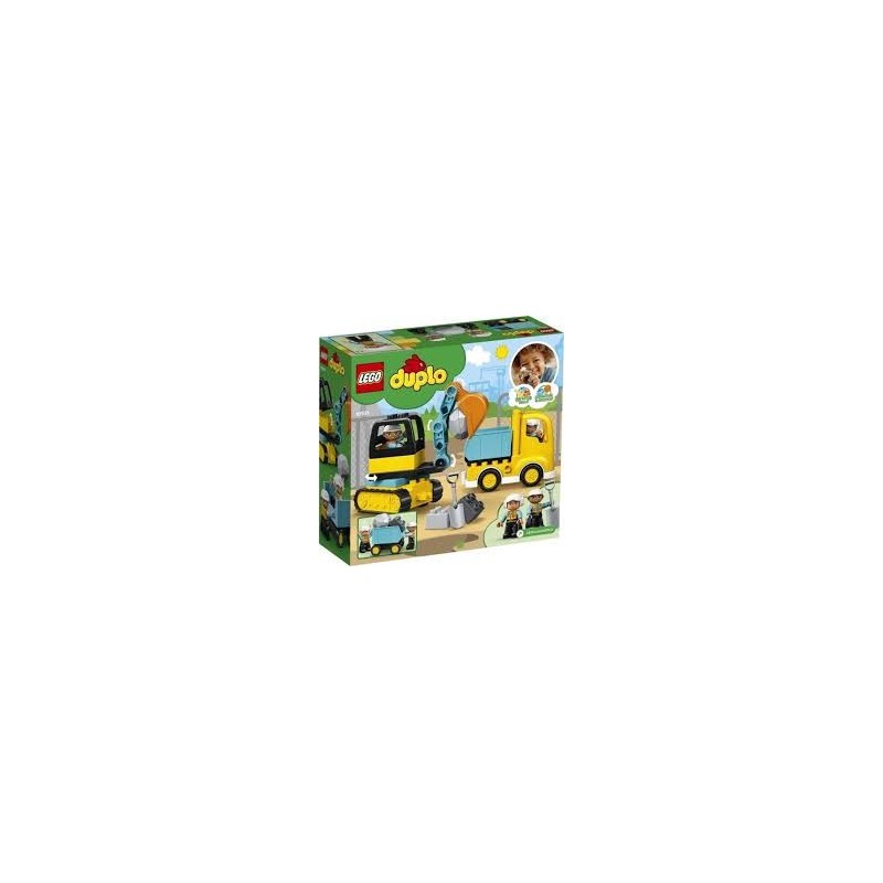 LEGO DUPLO İNŞAAT KAMYONU VE PALETLİ KAZICI | Belinda Toys