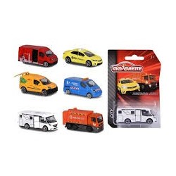 MAJORETTE CITY ASSORTMENT 6-ASST.