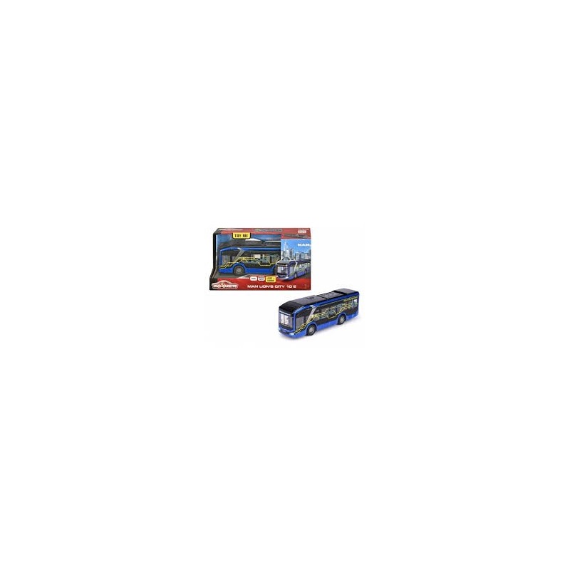 MAJORETTE MAN LİON'S CİTY 10 E BUS | Belinda Toys