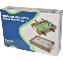 AHŞAP HOKEY VE MASA MAÇI OYUNU (2Sİ 1 ARADA)