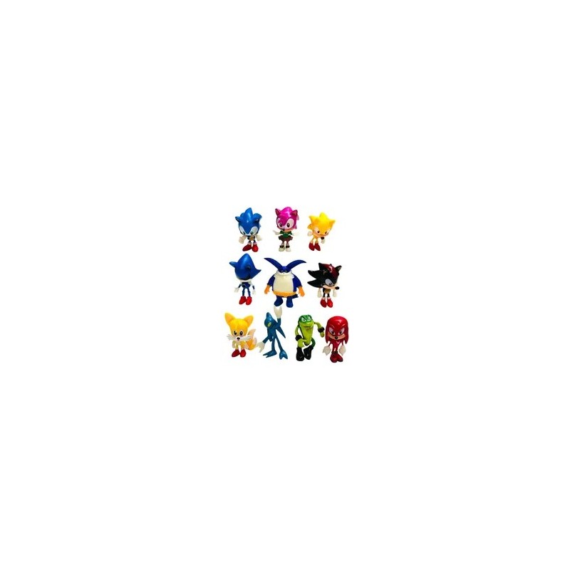 Süper Sonic Figür ve Arkadaşları 10'lu Oyuncak