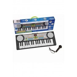 Oyuncak 37 Tuşlu Kutulu Mikrofonlu Karaoke Org - Çocuk Piyano Ilk Elektronik Piyanom