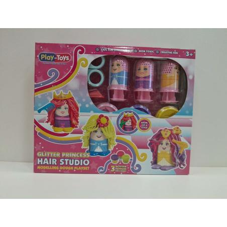 PLAYTOYS HAIR STUDIO GLITTER PRINCESS