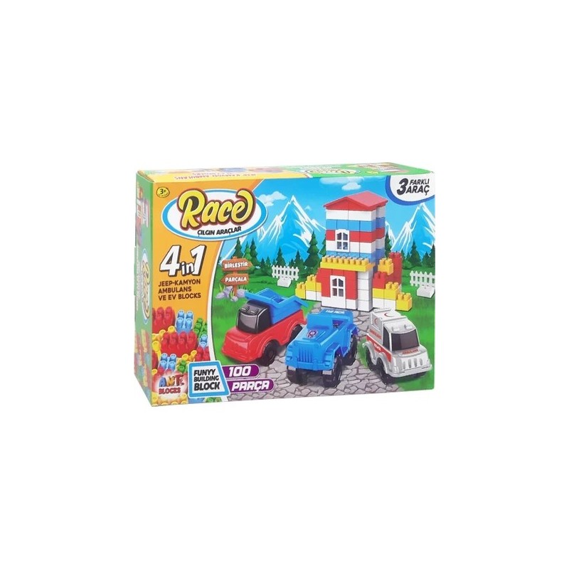 ANT BLOCKS 100 PARÇA CITY SET | Belinda Toys