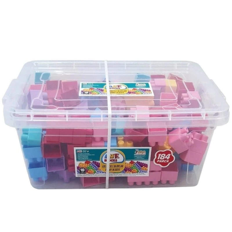ANT BLOCKS PEMBE 184 PARÇA BOX | Belinda Toys
