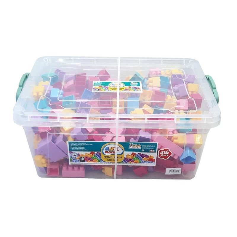 ANT BLOCKS PEMBE 416 PARÇA BOX | Belinda Toys