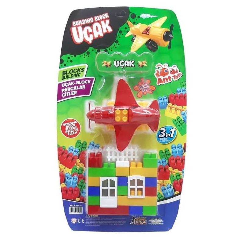 UÇAK BLOK OYUN SETİ | Belinda Toys