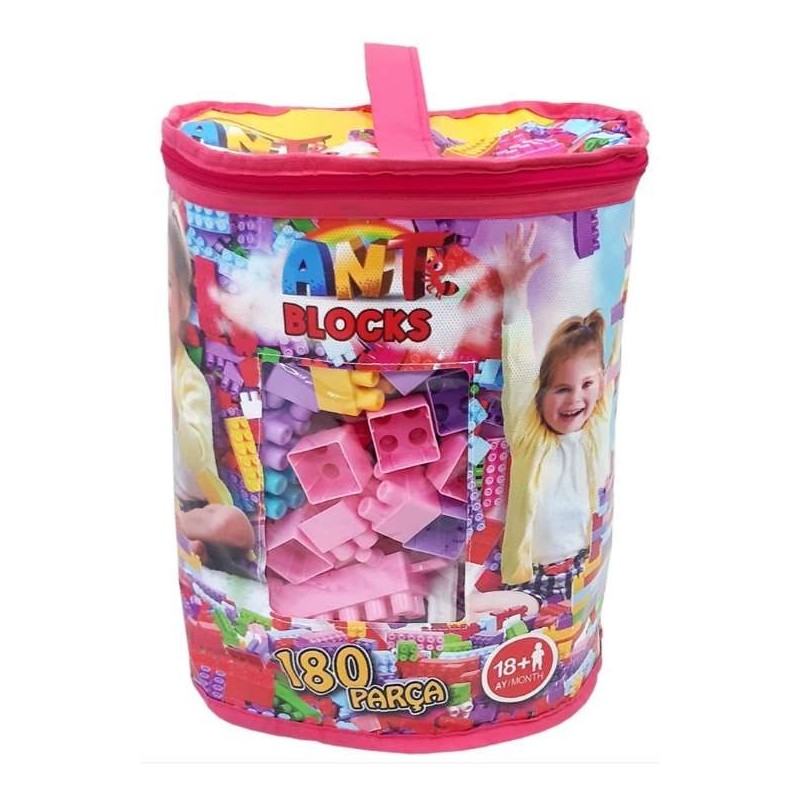 ANT 180 PRÇ.ÇANTALI BLOCKS PASTEL | Belinda Toys
