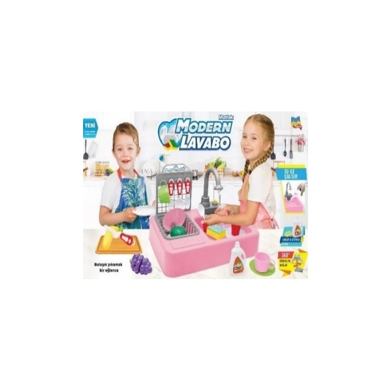 MODERN LAVABO (PEMBE)