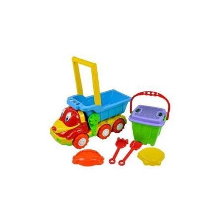 SEVİMLİ SAPLI KOVALI BÜYÜK KAMYON