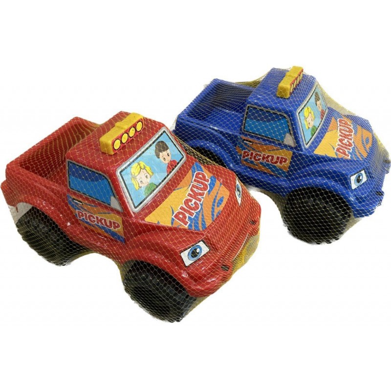 RENKLİ PICK-UP ARABA BÜYÜK(42 CM)