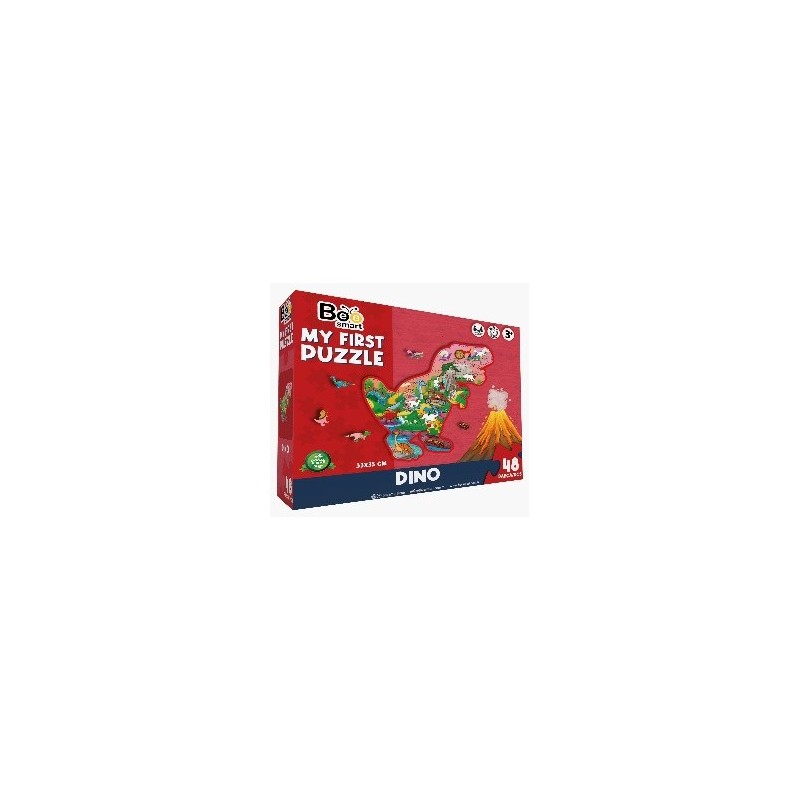 AHŞAP PUZZLE DİNAZOR | Belinda Toys
