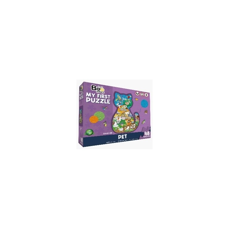 AHŞAP PUZZLE EVCİL HAYVANLAR | Belinda Toys