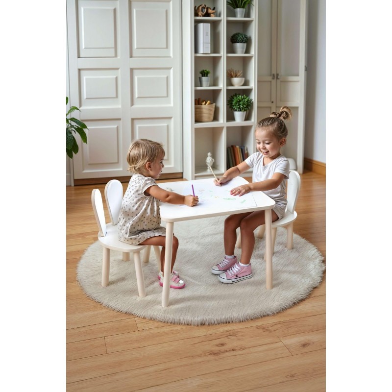 FULL BEYAZ 2 SANDALYELİ SET | Belinda Toys