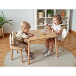 SAFİR MEŞE 2 SANDALYELİ SET