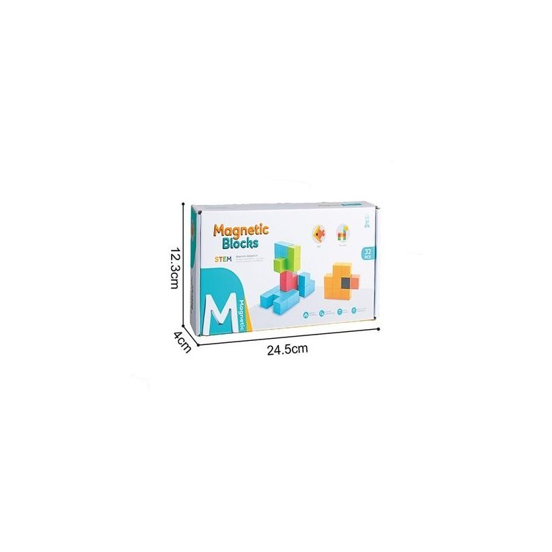 LEARNİNG FUN 32 PARÇA MANYETİK KÜP BLOKLAR DI | Belinda Toys