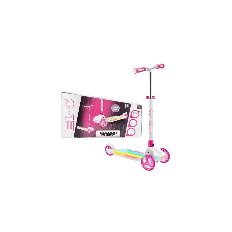 SUN-HTI-EVO SCOOTER 3TKR.IŞIKLI COLOUR BURST  | Belinda Toys