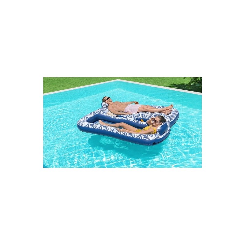 2 KİŞİLİK BARDAKLIKLI YATAK 204X188CM | Belinda Toys