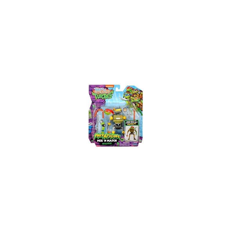 TMNT NINJA KAPLUMBAĞA MIX 'N MATCH METALHEAD- | Belinda Toys