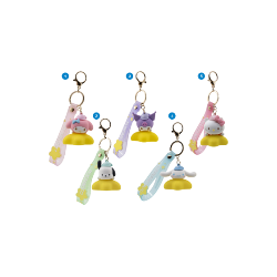 YUME HELLO KITTY KEYCHAIN & STRAP LIGHTUP STAR SERIES