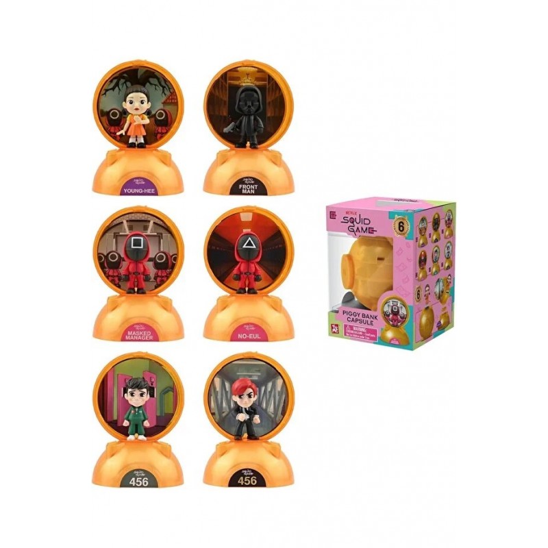 YUME SQUID GAME PIGGY BANK CAPSULE | Belinda Toys