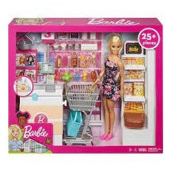 BARBIE SÜPERMARKETTE OYUN SETİ