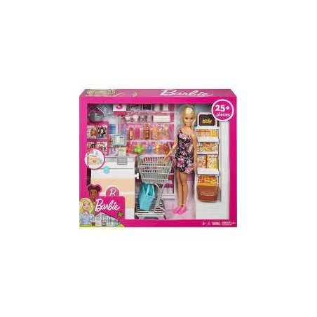 BARBIE SÜPERMARKETTE OYUN SETİ