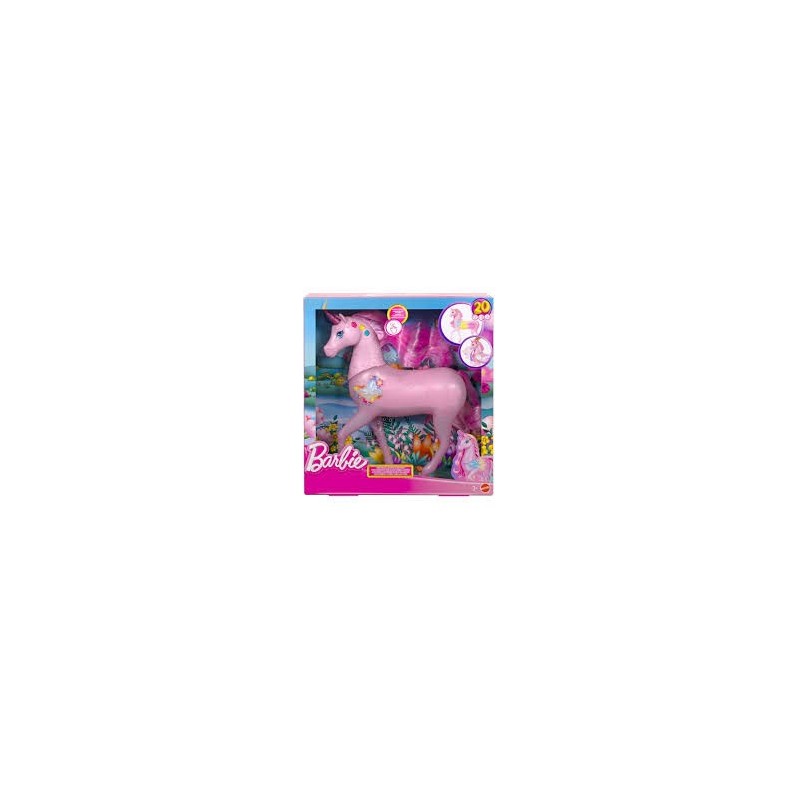 BARBIE IŞILTILI TEK BOYNUZLU AT