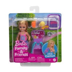 BARBIE CHELSEA SIRT ÇANTASI OLABİLEN CUPCAKE OYUN SETİ