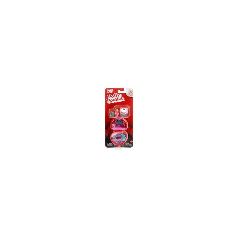 POLLY POCKET 80 TH RUBY RED RING BOX COMPACT