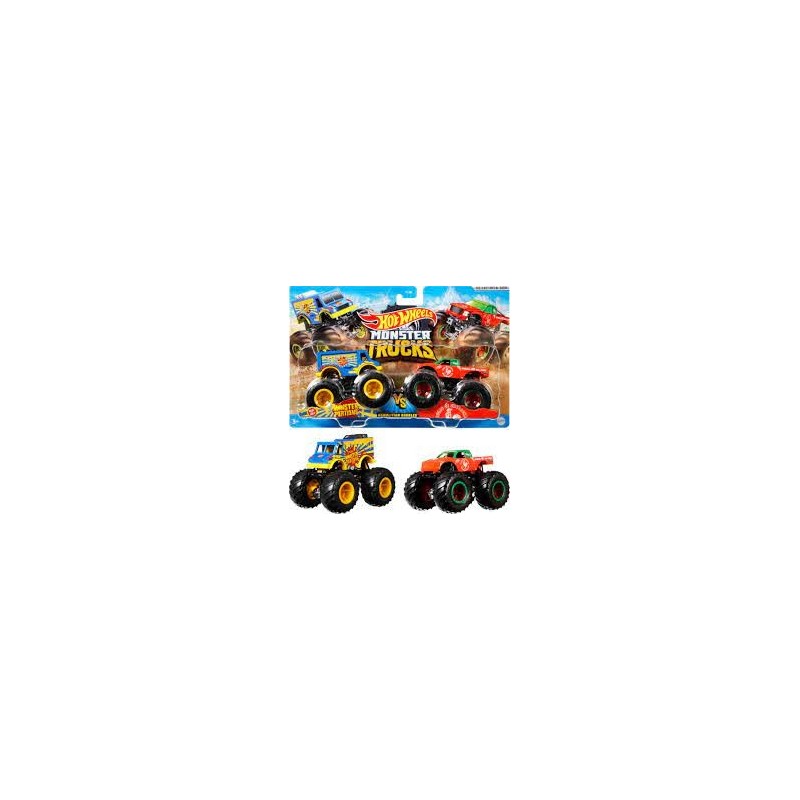 HOT WHEELS MONSTER TRUCKS GÜÇLÜ İKİLİ 1:64 ARABALAR