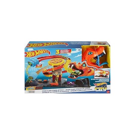 HOT WHEELS PİZZA DÜKKANINDA KOBRA MACERASI OYUN SETİ