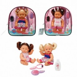 SUN-SABC-DZM-BEBEK SET NİL SAÇLI AKS.23CM.2A.SIRT ÇNT.