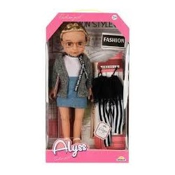 SUN-RST-SIS-BEBEK ALYSS GUNLUK KIYAFETLI MODA BEBEKLERI