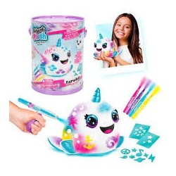 SUN-CNL-HOBİ SET AİRBRUSH PLUSH SQUISH PLUSH BUCKET