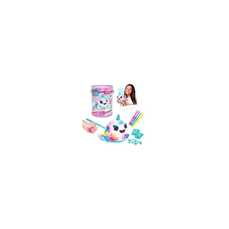 SUN-CNL-HOBİ SET AİRBRUSH PLUSH SQUISH PLUSH BUCKET